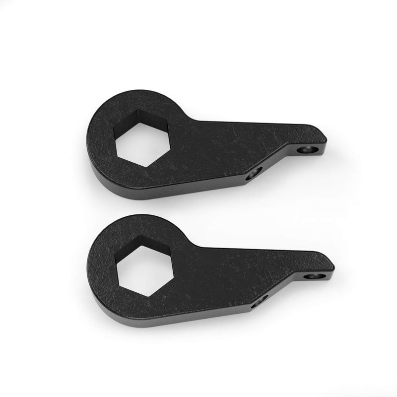 RockTrix Adjustable 1" to 3" Steel Torsion Bar Keys, Compatible with 1982-2004 Chevrolet S-10 S10 4WD and GMC S-15 S15 4WD 4x4, Suspension Lift Level Leveling Kit, Black - Image 1